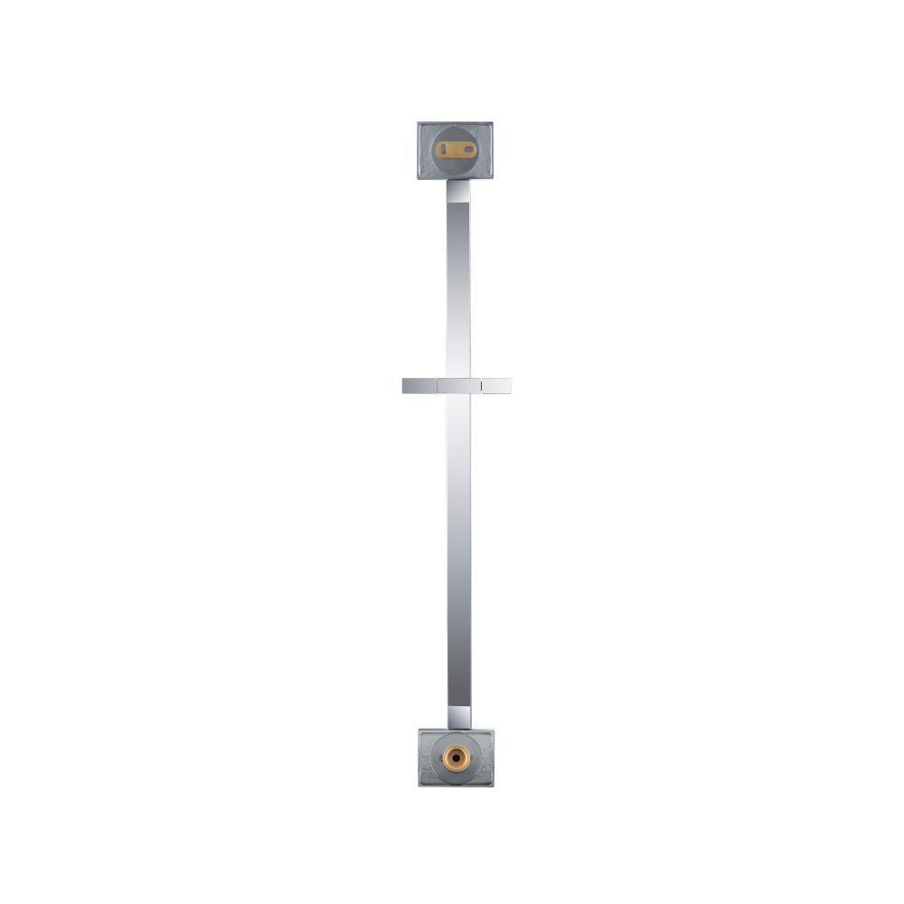 Shower Slide Bar With Integrated Wall Elbow