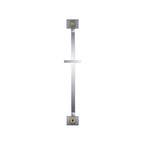 Square Shower Slide Bar With Integrated Wall Elbow