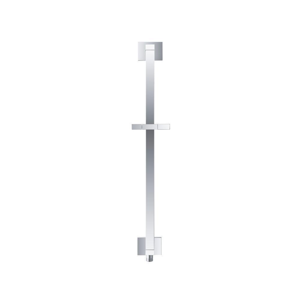 Shower Slide Bar With Integrated Wall Elbow