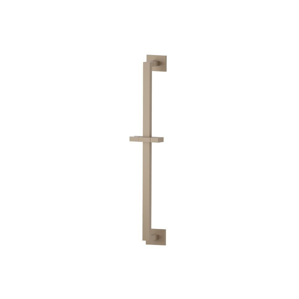 Square Shower Slide Bar With Integrated Wall Elbow