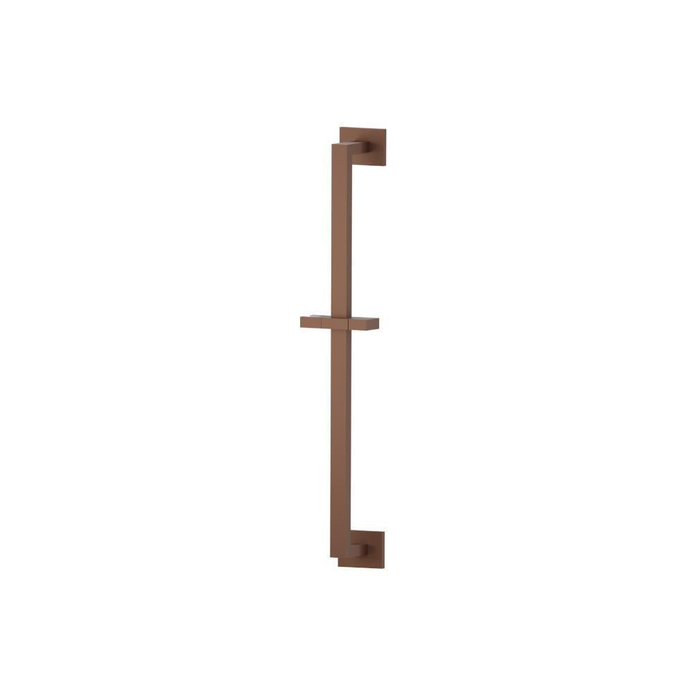 Square Shower Slide Bar With Integrated Wall Elbow