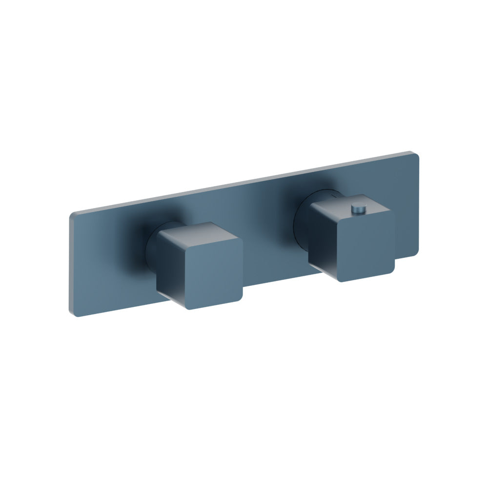 3/4" Horizontal Thermostatic Shower Valve & Trim - 3 Output