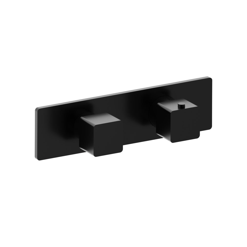 3/4" Horizontal Thermostatic Shower Valve & Trim - 3 Output