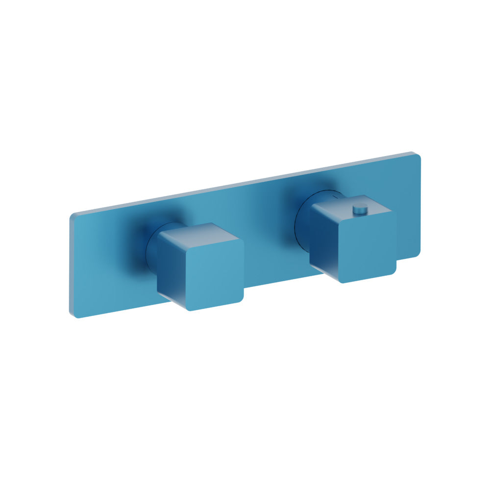 3/4" Horizontal Thermostatic Shower Valve & Trim - 3 Output