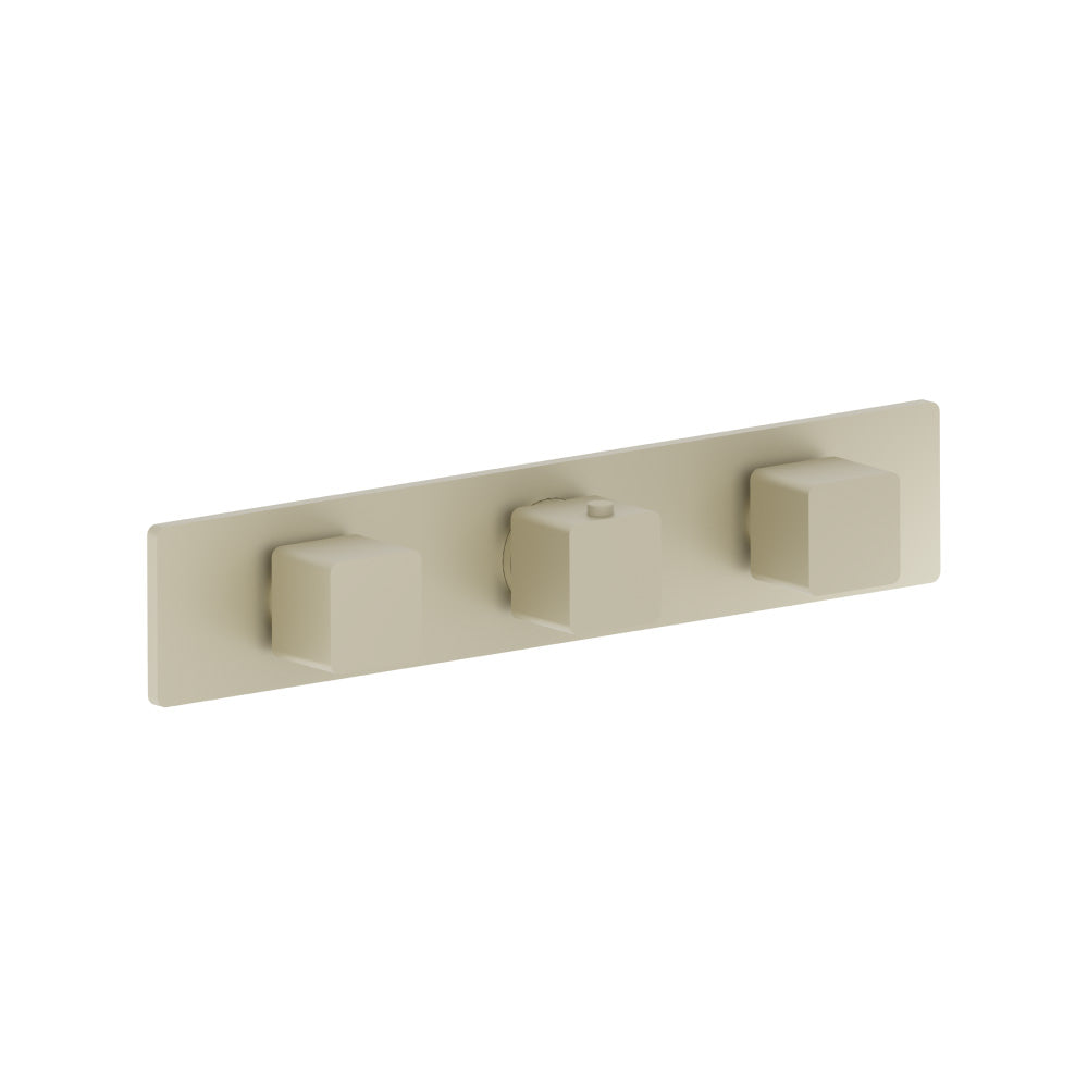 Trim For Horizontal Thermostatic Valve with 2 Volume Controls