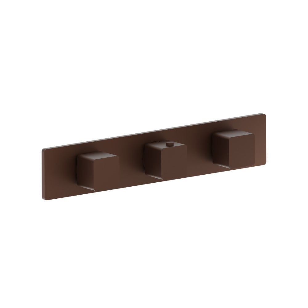 Trim For Horizontal Thermostatic Valve with 2 Volume Controls