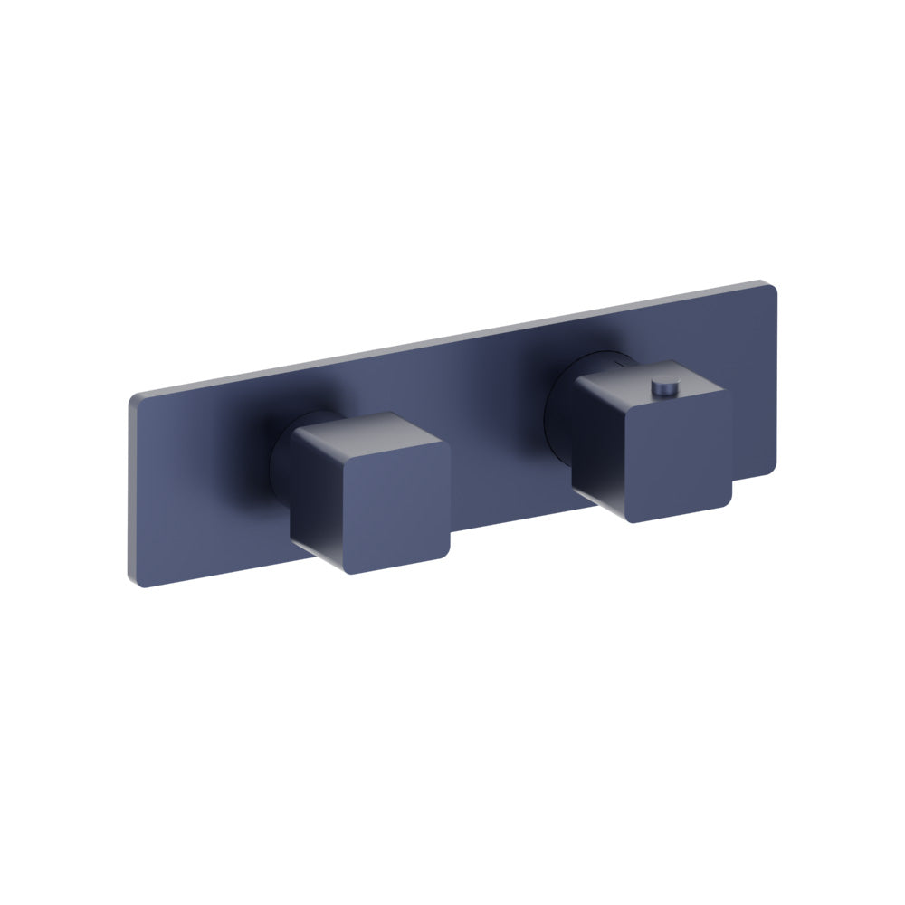 3/4" Horizontal Thermostatic Shower Valve & Trim - 2 Output