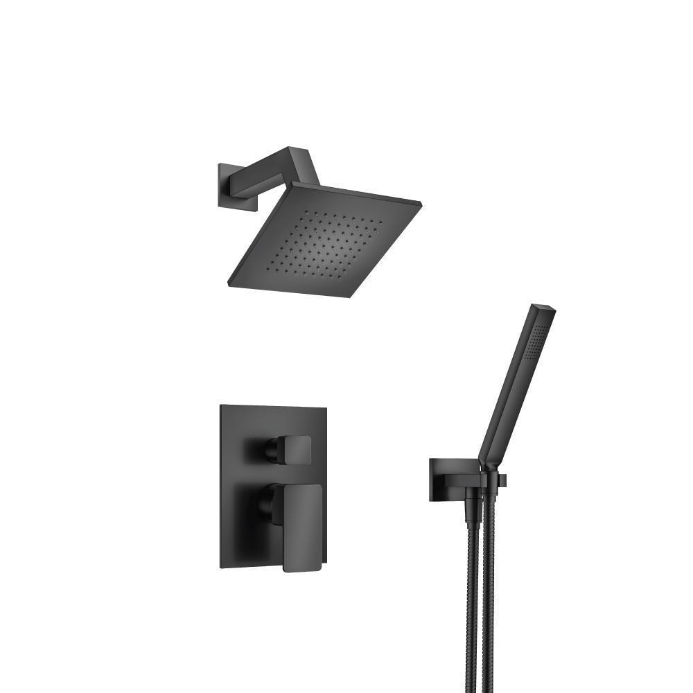 Two Output Shower Set With Shower Head And Hand Held