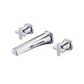 Two Handle Wall Mounted Bathroom Faucet