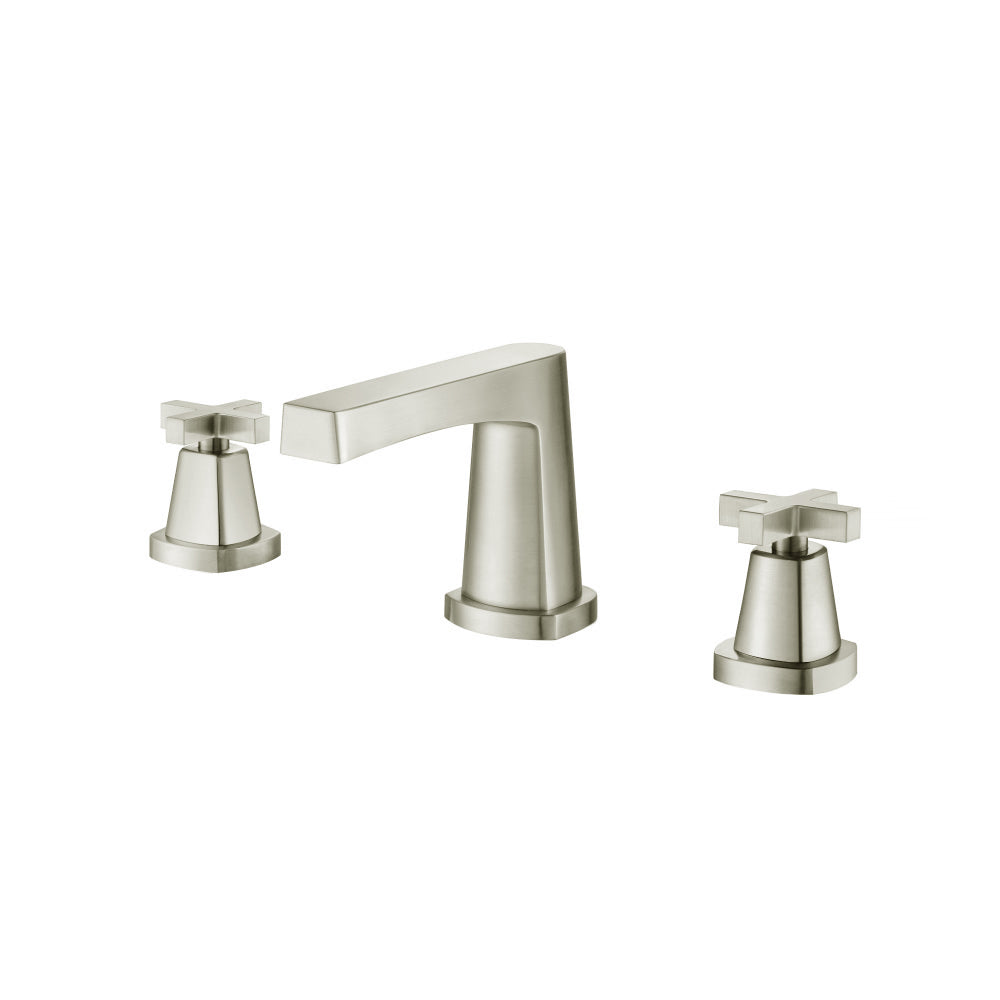 Three Hole 8" Widespread Two Handle Bathroom Faucet