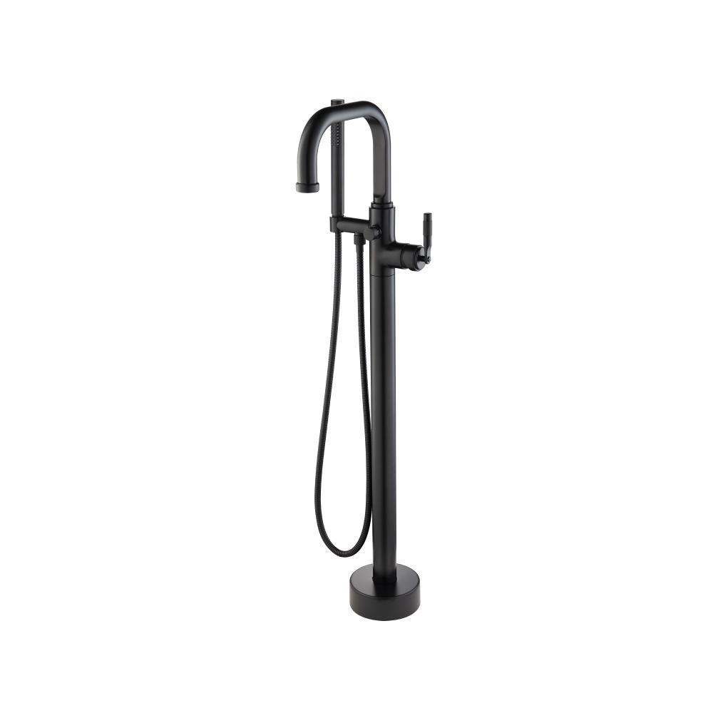 Freestanding Floor Mount Bathtub / Tub Filler With Hand Shower