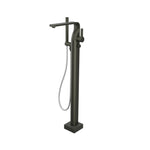 Freestanding Floor Mount Bathtub / Tub Filler With Hand Shower