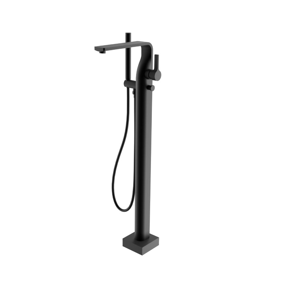 Freestanding Floor Mount Bathtub / Tub Filler With Hand Shower