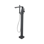 Freestanding Floor Mount Bathtub / Tub Filler With Hand Shower