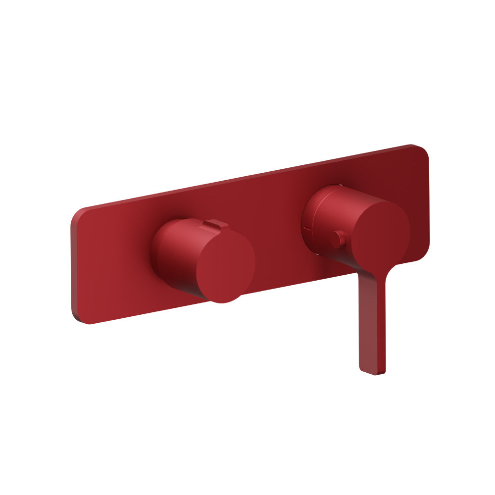 3/4" Horizontal Thermostatic Shower Valve & Trim - 3 Output