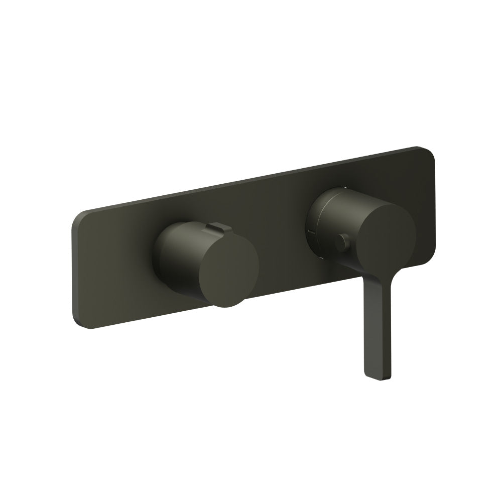 3/4" Horizontal Thermostatic Shower Valve & Trim - 3 Output
