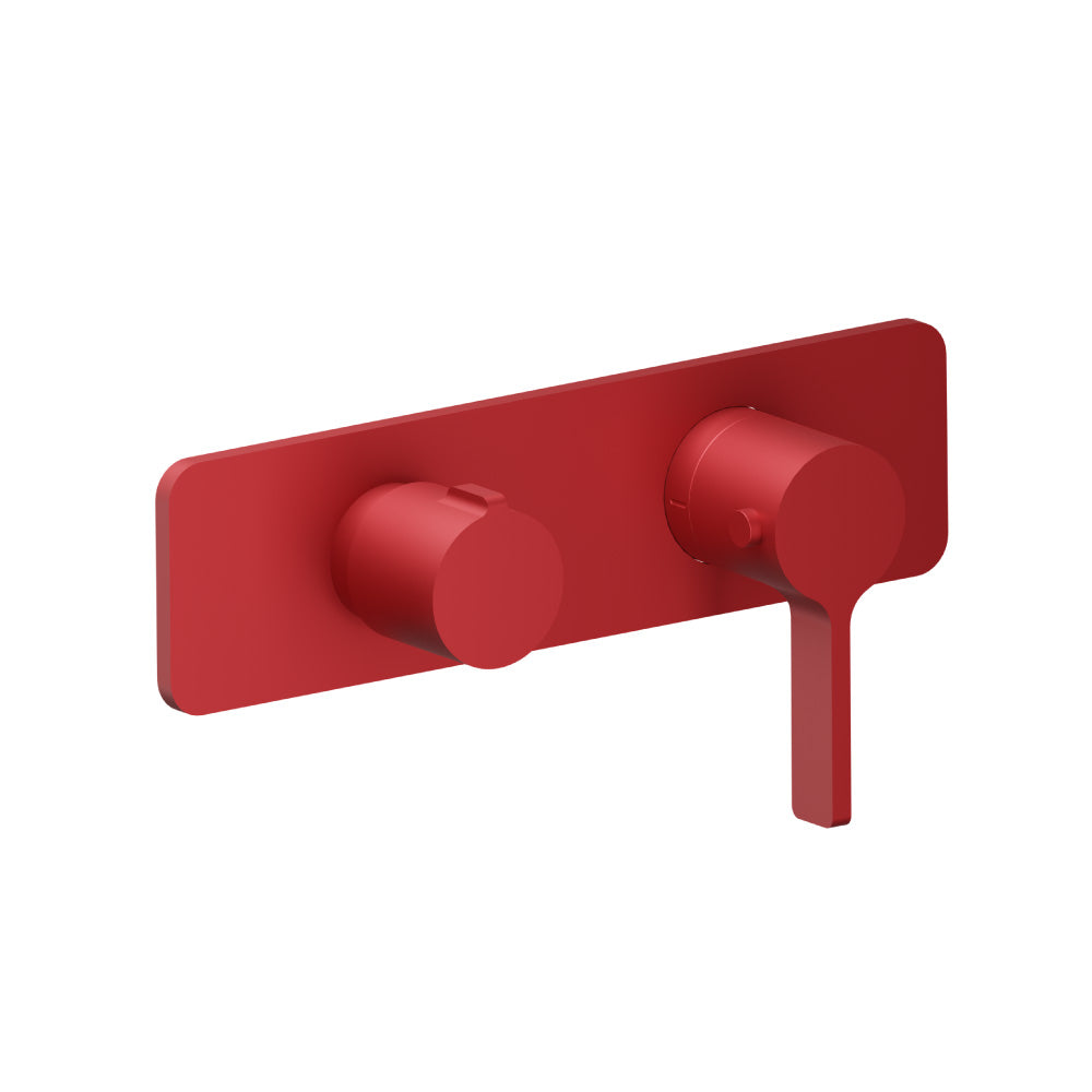 3/4" Horizontal Thermostatic Shower Valve & Trim - 3 Output