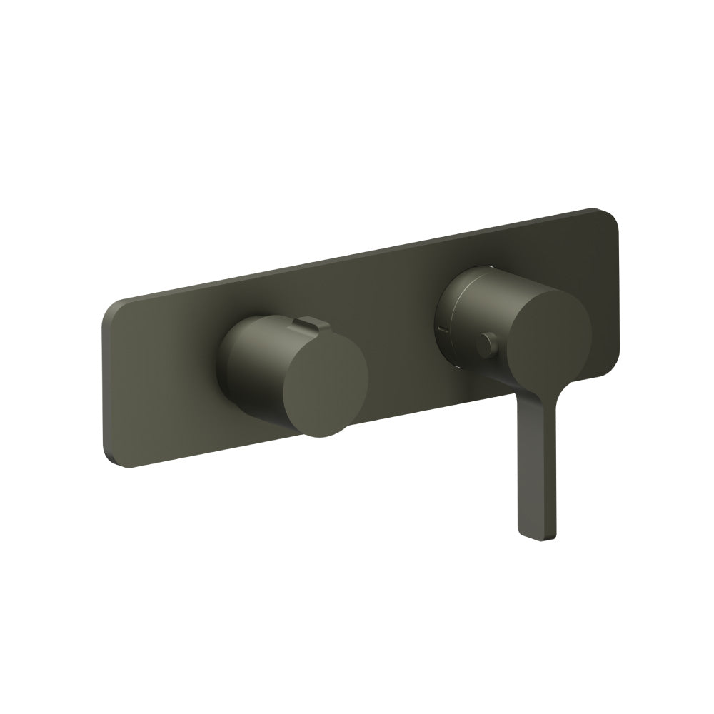 3/4" Horizontal Thermostatic Shower Valve & Trim - 3 Output