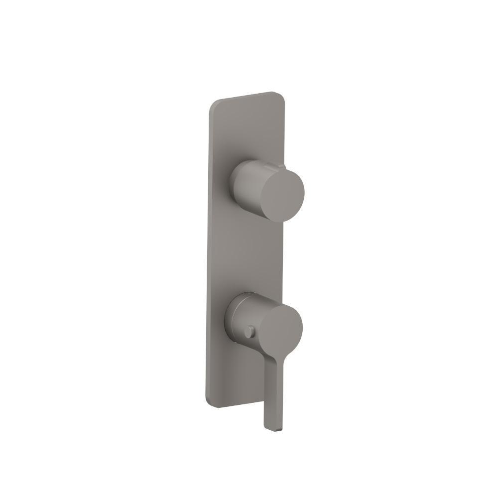 3/4" Horizontal Thermostatic Shower Valve & Trim - 1- Output