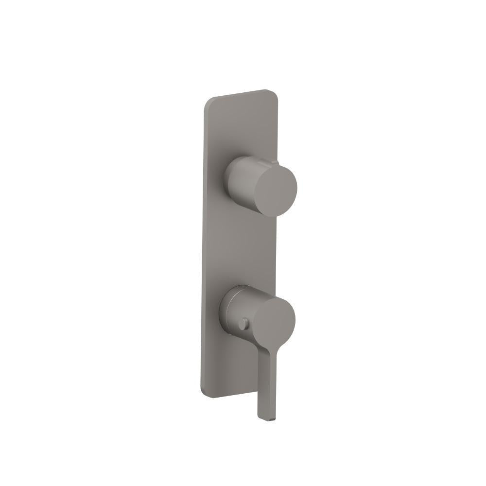 3/4" Horizontal Thermostatic Shower Valve & Trim - 1- Output