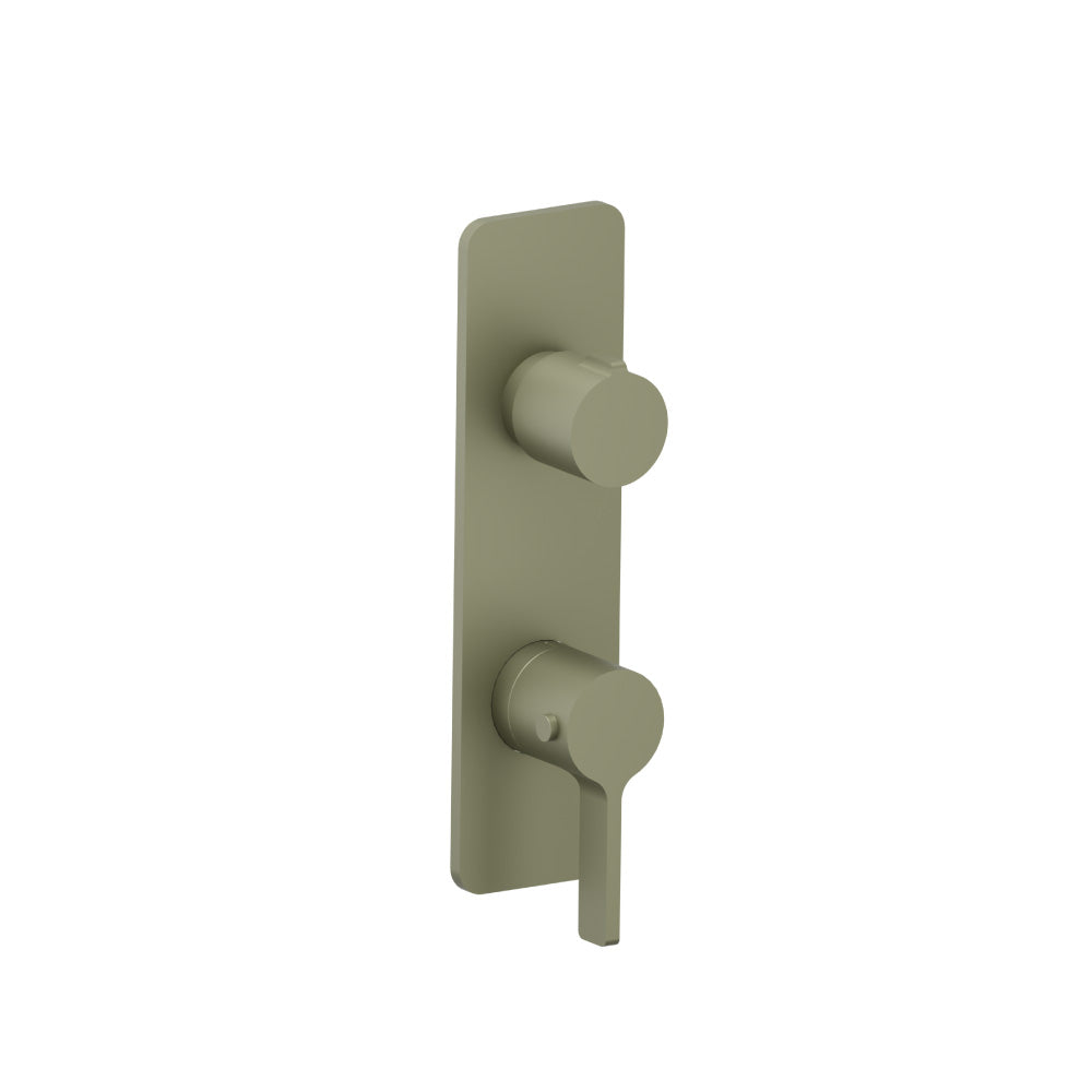 3/4" Thermostatic Shower Valve & Trim  - 3-Output