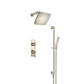 Two Output Shower Set With Shower Head, Hand Held And Slide Bar
