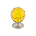 Amber Crystal Knob