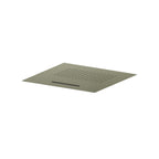 20" Stainless Steel Flush Mount Rainhead With Cascade Waterfall