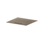 20" Stainless Steel Flush Mount Rainhead With Cascade Waterfall