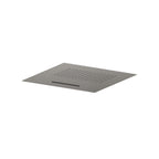 20" Stainless Steel Flush Mount Rainhead With Cascade Waterfall