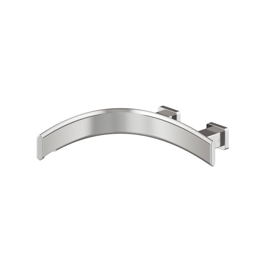 Wall Mount Touchless Faucet With Electronic Sensor Box - Left Facing Curvature