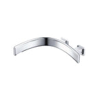 Wall Mount Touchless Faucet With Electronic Sensor Box - Left Facing Curvature