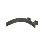 Wall Mount Touchless Faucet With Electronic Sensor Box - Left Facing Curvature