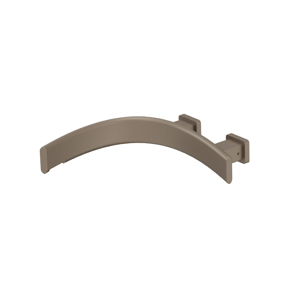 Wall Mount Touchless Faucet With Electronic Sensor Box - Left Facing Curvature