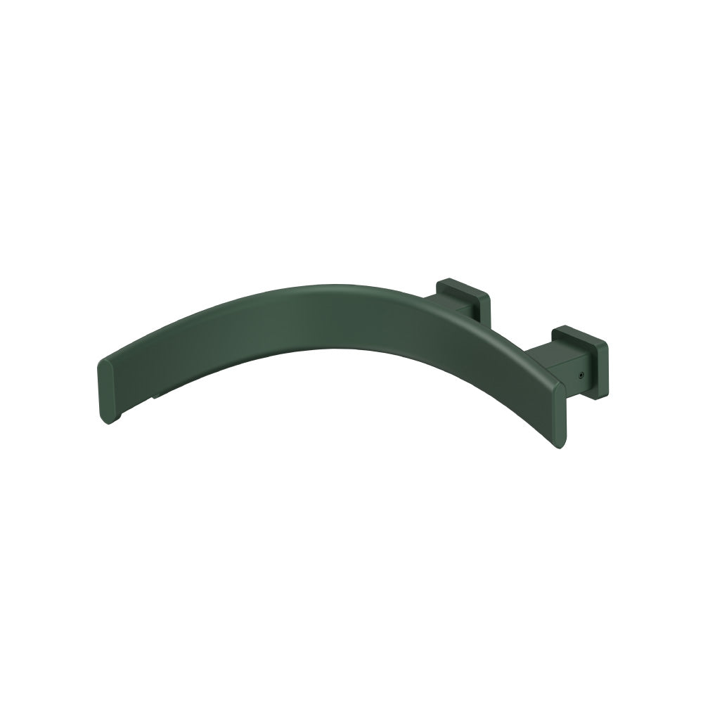 Wall Mount Touchless Faucet With Electronic Sensor Box - Left Facing Curvature