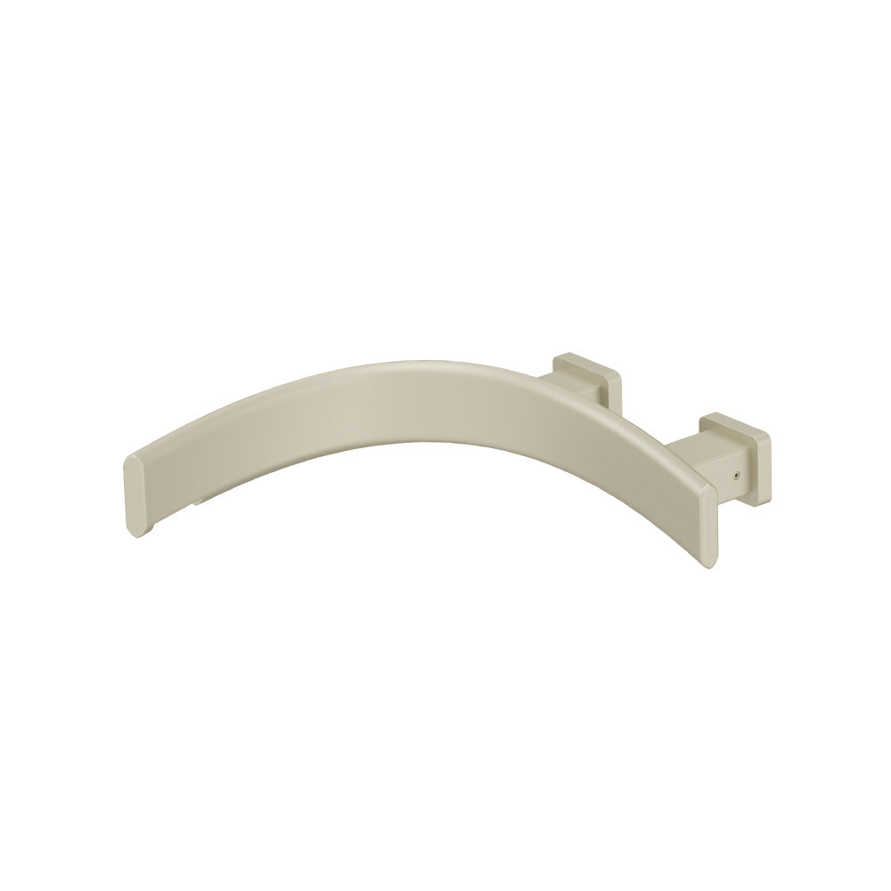 Wall Mount Touchless Faucet With Electronic Sensor Box - Left Facing Curvature