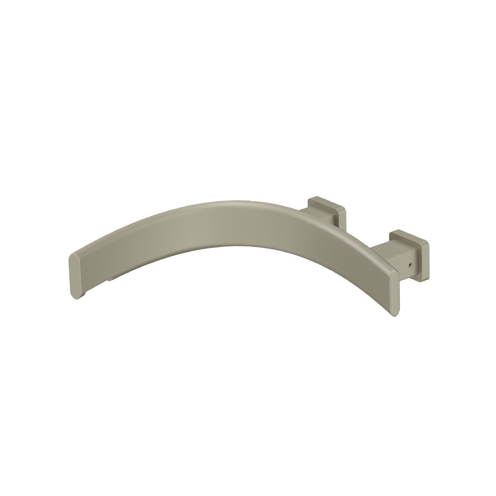 Wall Mount Touchless Faucet With Electronic Sensor Box - Left Facing Curvature