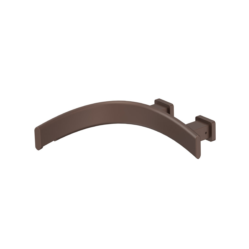 Wall Mount Touchless Faucet With Electronic Sensor Box - Left Facing Curvature