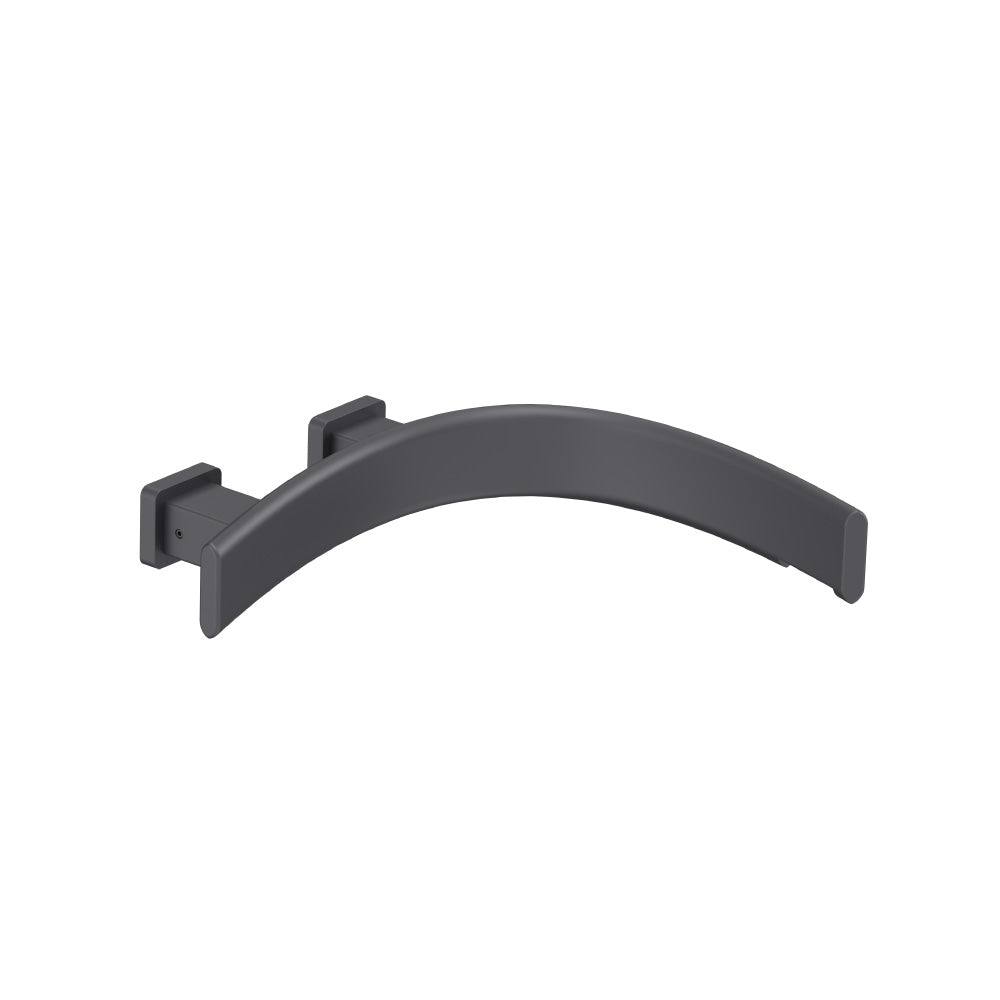 Wall Mount Touchless Faucet With Electronic Sensor Box - Right Facing Curvature