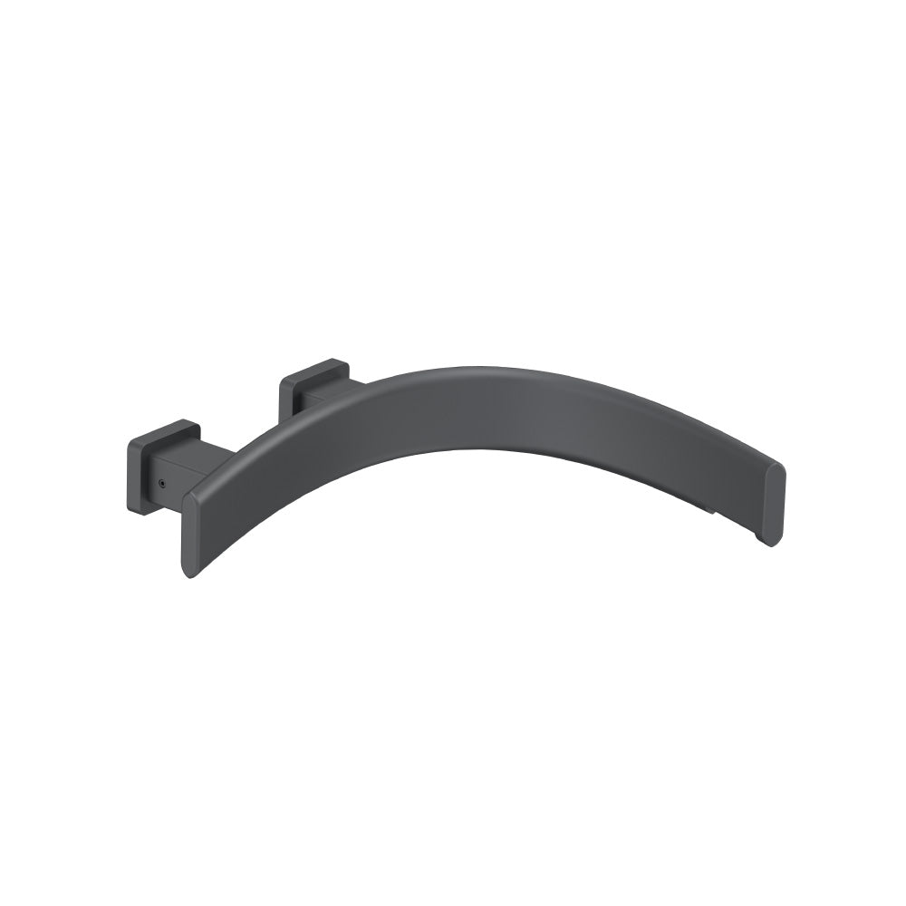 Wall Mount Touchless Faucet With Electronic Sensor Box - Right Facing Curvature
