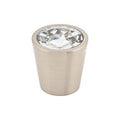 Clear Crystal Center Knob