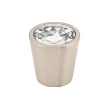 Clear Crystal Center Knob