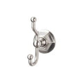 Edwardian Bath Double Hook Hex Backplate