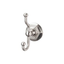 Edwardian Bath Double Hook Hex Backplate