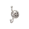 Edwardian Bath Double Hook Ribbon Backplate