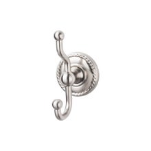 Edwardian Bath Double Hook Rope Backplate