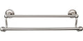 Edwardian Bath Towel Bar Double - Ribbon Bplate