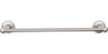 Edwardian Bath Towel Bar Single - Beaded Bplate