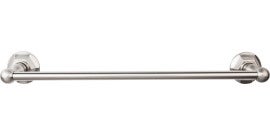 Edwardian Bath Towel Bar Single - Hex Backplate