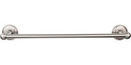 Edwardian Bath Towel Bar Single - Plain Bplate